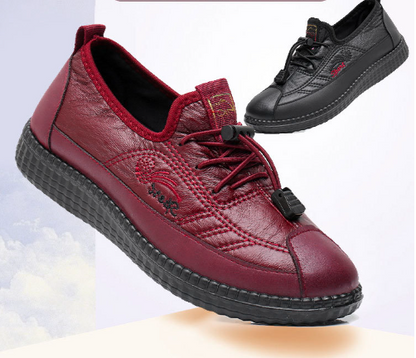 【35-41】Малки кожени обувки с мека и неплъзгаща се подметка за жени 4152931