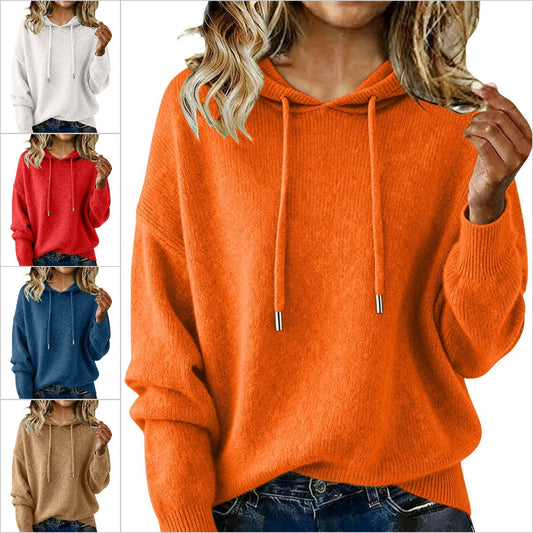 Nuevo jersey de mujer con capucha y cordón (S-3XL) 4191647