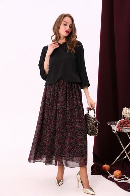 💖💖【S-5XL】 Wysokiej jakości nowa, elegancka sukienka na jesień i zimę-3855155