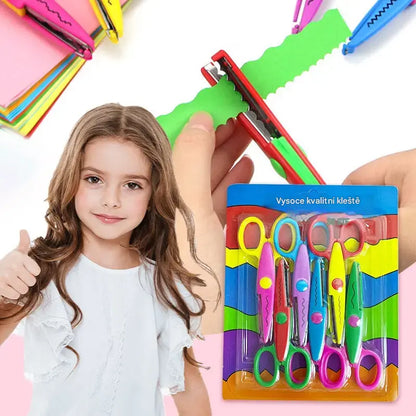 ✂️🥰【6-dílná sada】🌈Dětské bezpečnostní nůžky (na kutilské projekty)