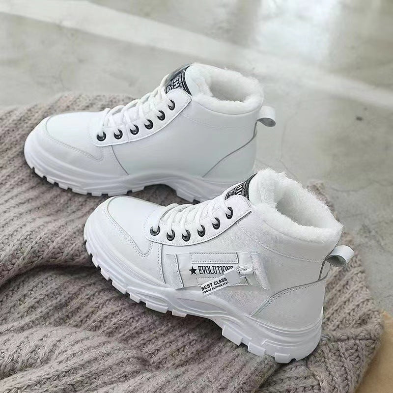 🔥【50% ZNIŻKI】🥰🥰【35-45】Zimowe damskie buty śniegowe zapinane z boku na zamek-3855151