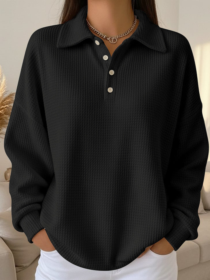 [S-5XL] Nueva camisa polo de cuello liso de otoño/invierno 4181973