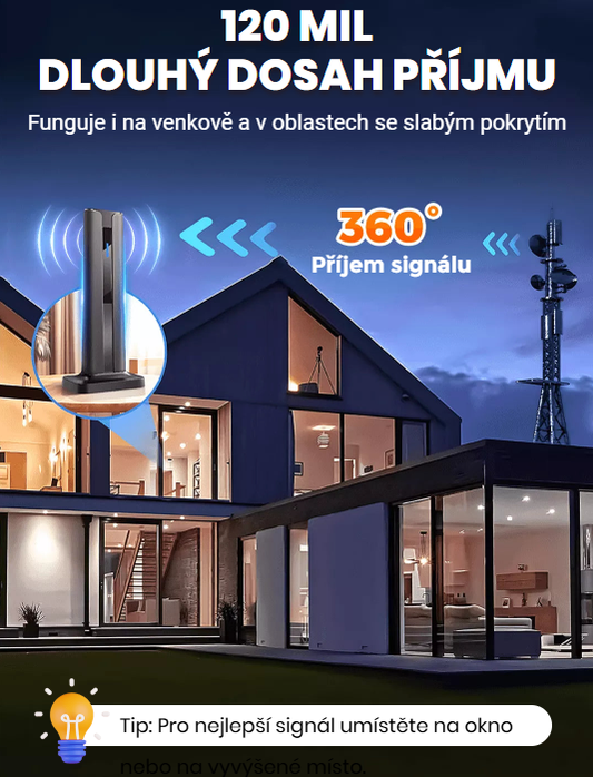 🔥Nowość -50% 🔥 Wewnętrzny odbiornik telewizji cyfrowej HD 🌐-4238012