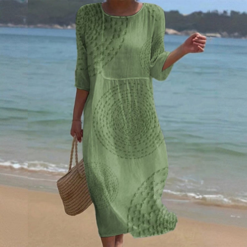 👗 Poslední den 50% slevy! 【XS-4XL】Elegantní letní volnočasové šaty – prodyšné, pohodlné, univerzální a zeštíhlující.