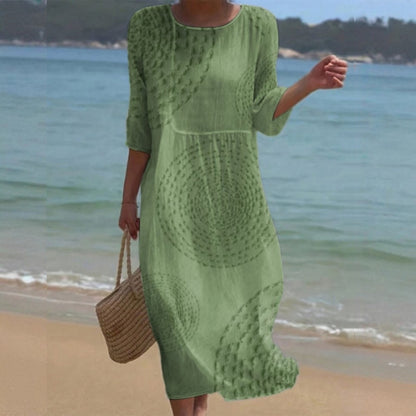 👗 Poslední den 50% slevy! 【XS-4XL】Elegantní letní volnočasové šaty – prodyšné, pohodlné, univerzální a zeštíhlující.