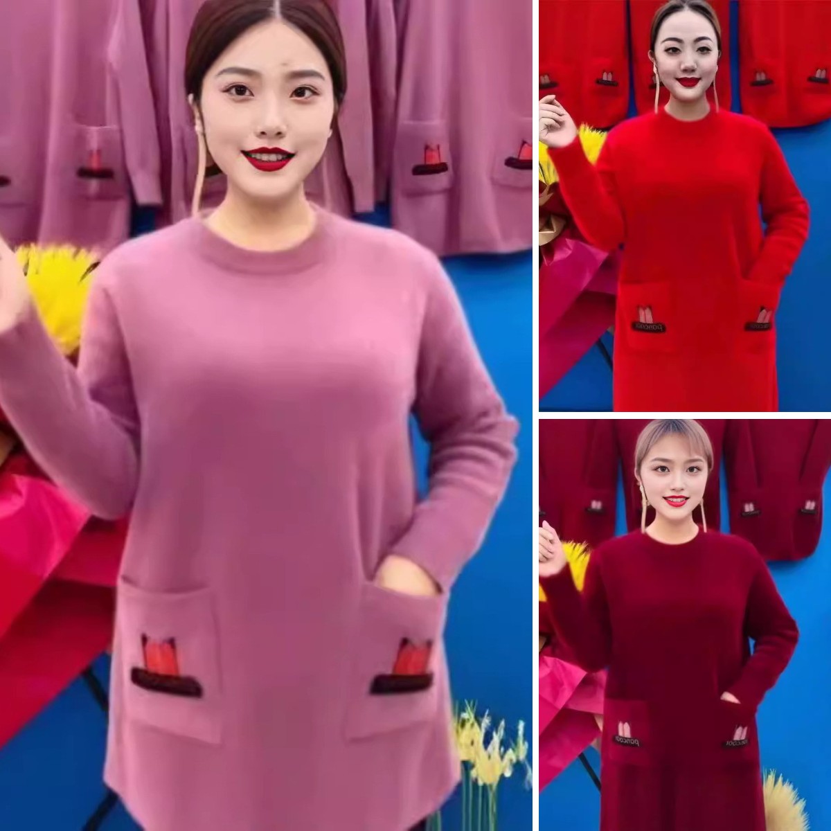 ⛄❄️【M-5XL】Nowy jesienno-zimowy długi wełniany top