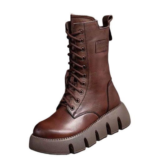 Damskie skórzane buty Martin
