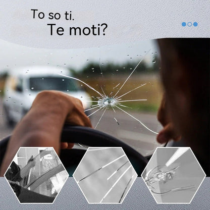 【Komplet 3/6 kosov】🚗 Tekočina za popravilo razpok, lepilo za odstranjevanje prask in razpok