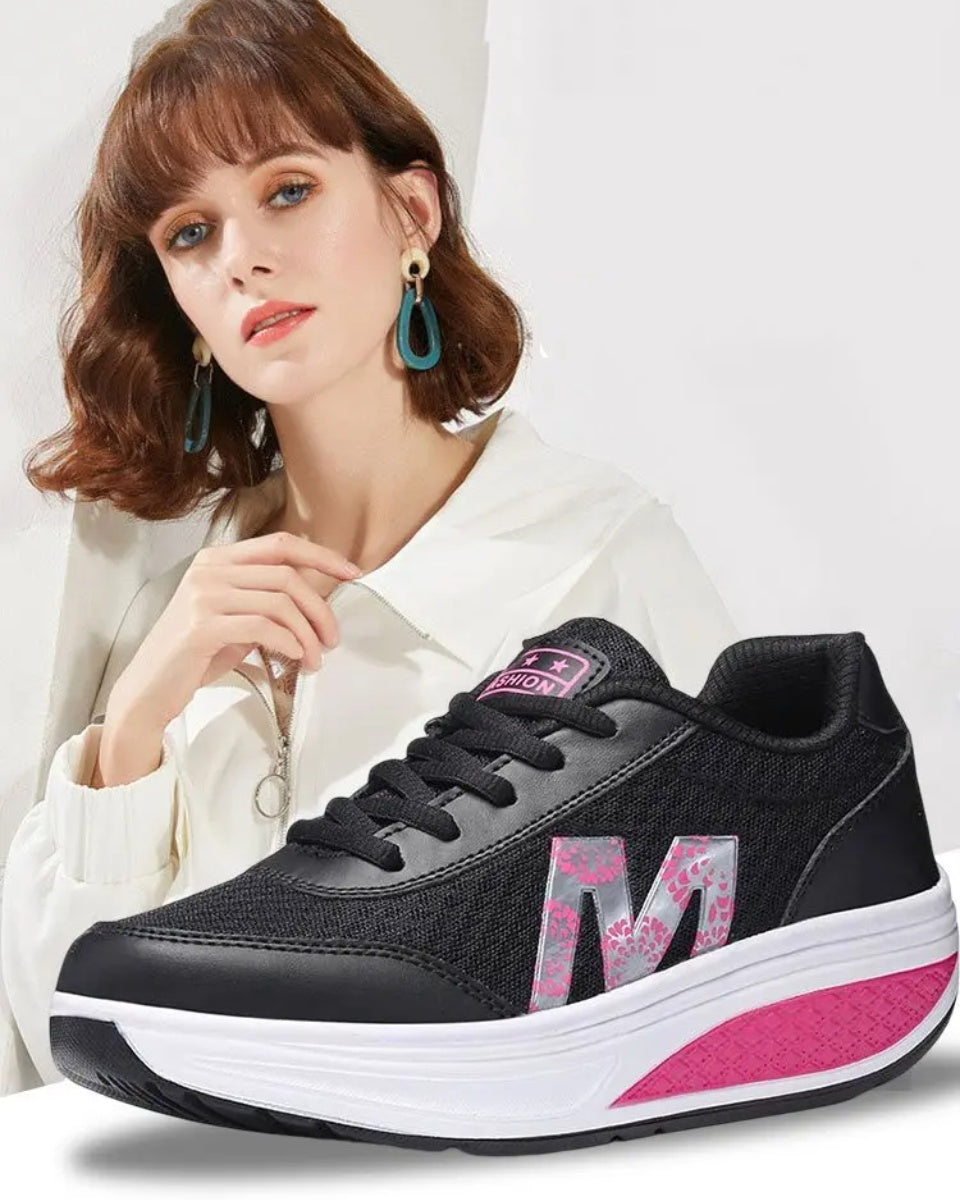 🔥【35-43】🦄 Letnie modne damskie siateczkowe oddychające lekkie i wygodne buty sportowe-4083278
