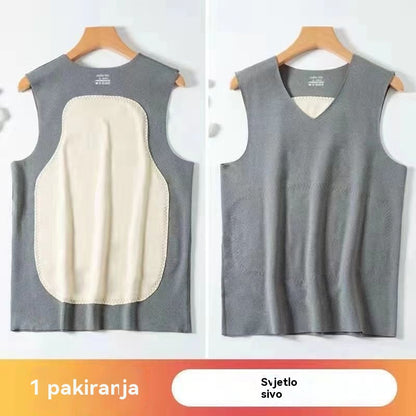 😍🔥【Kupte jeden, druhý dostanete zdarma】Nová pánská termo vesta ve stylu roku 2026, pohodlná a všestranná, odolná proti žmolkům a tvaru.-4189386