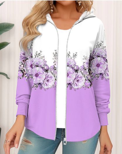 🔥 Novinka – sleva 50 % 🥰【S–5XL】Stylová zimní bunda s kapucí a potiskem, nová kolekce 2026