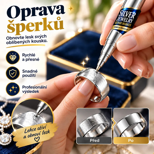 ⏳Časově omezená nabídka: sleva 50 % 🔥 Pero na opravu škrábanců a úpravu stříbrných šperků