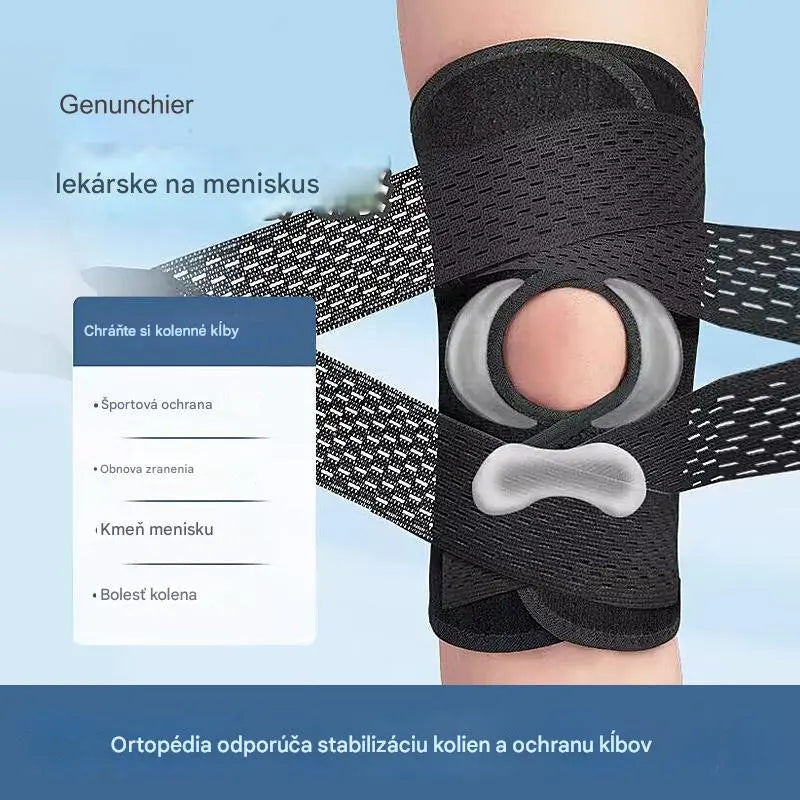🦵🦵【1+1 zdarma】 Dvojitá pružinová sportovní bandáž na koleno, vhodná pro běh, cyklistiku, míčové sporty a další sportovní aktivity