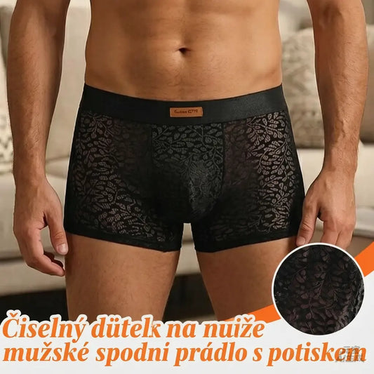 🩲【L-3XL】🧊【Sada 3 kusů】Pánské boxerky z chladivého hedvábného materiálu – ultra elastické, bezešvé, maximální pohodlí
