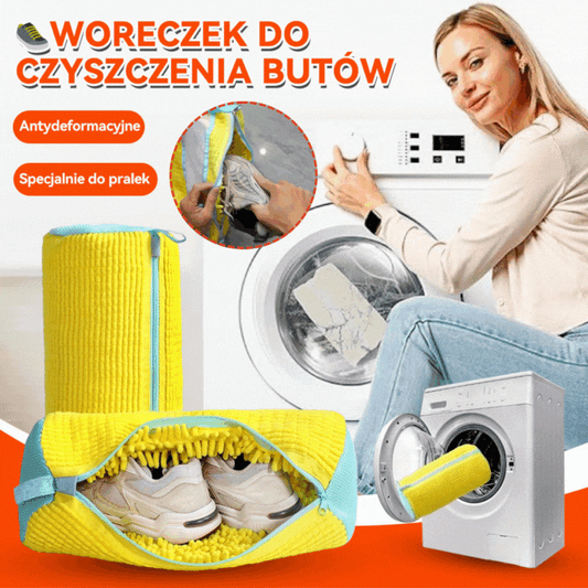 👍👍👍【😍😍Gorący styl 】Worek do prania butów, worek do prania butów wykonany maszynowo, worek do czyszczenia zapobiegający odkształceniom-4168864