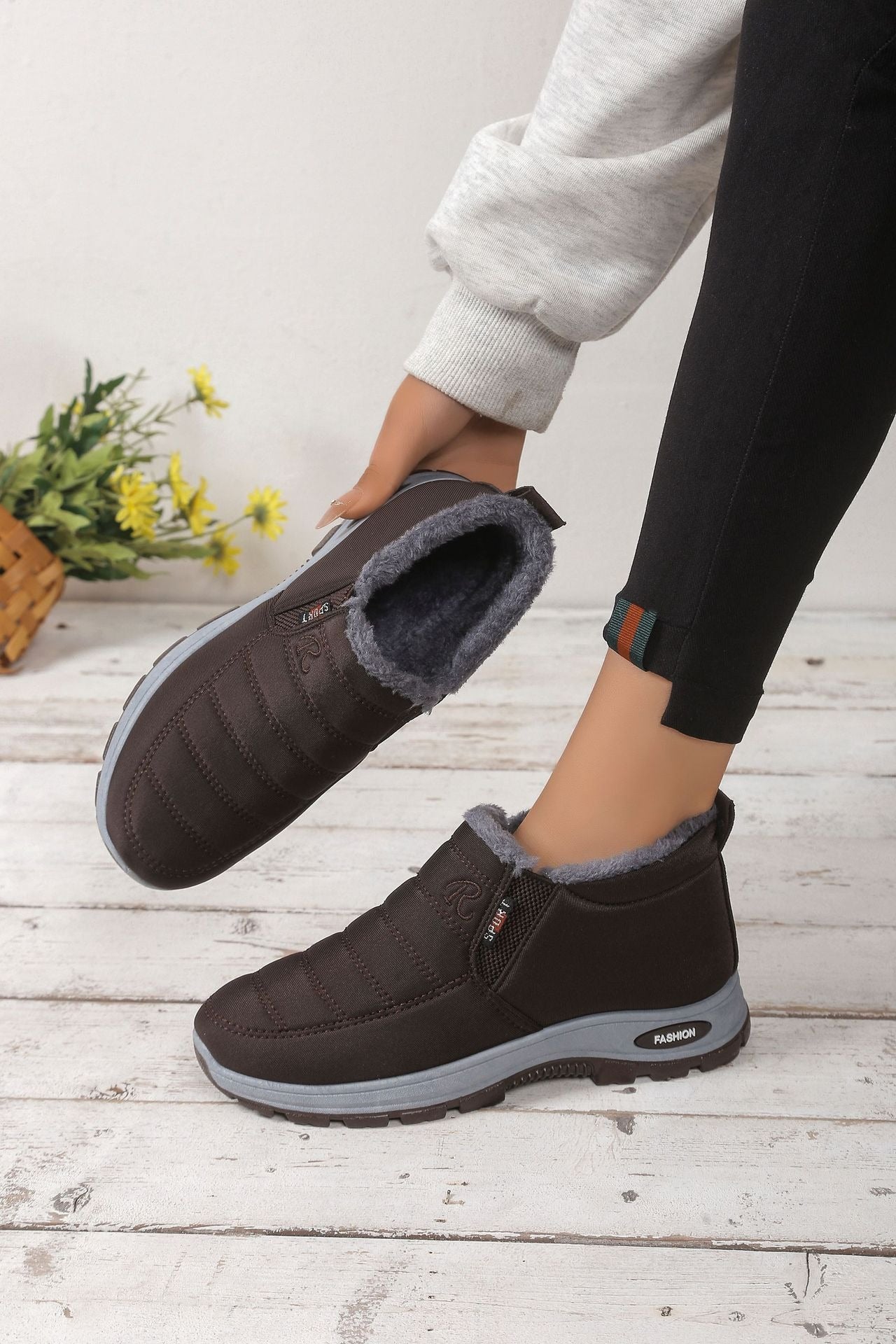 🔥【35-48】Unisex χειμερινές μπότες με βελούδινη επένδυση - ζεστές, άνετες και αντιολισθητικές για κρύο καιρό. 4137777