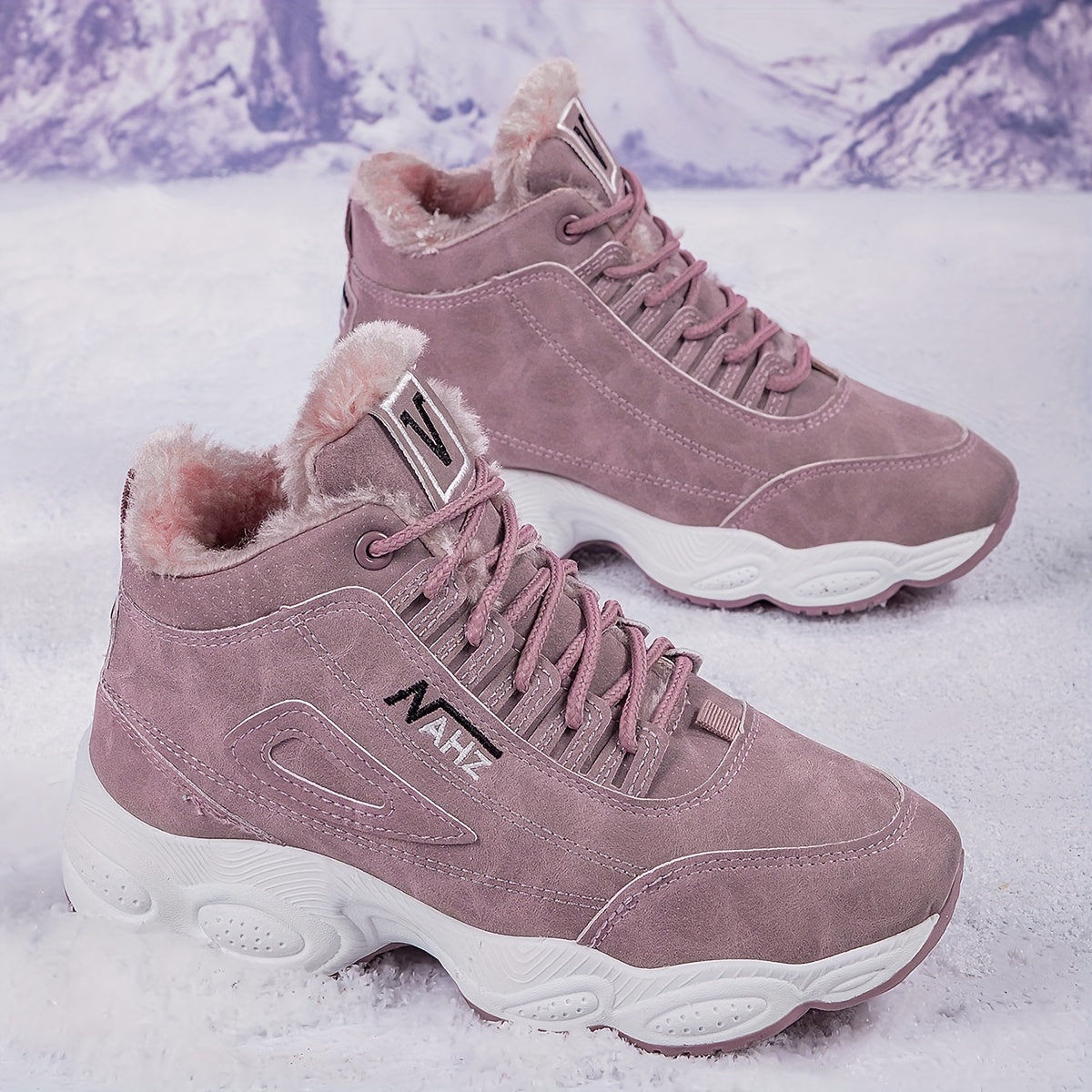 😍【35-41】Zapatos de invierno de algodón de suela gruesa para mujer, engrosados, cómodos y cálidos. 4167437