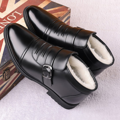 ✨📢【49% zniżki w ograniczonym czasie】【39-44】Męskie buty zimowe, ocieplane od środka, wygodna gruba podeszwa -3790714