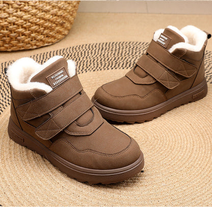 💟【45% zniżki】🔥2024, nowe, modne, zimowe damskie buty antynarciarskie z pogrubionej bawełny-3824688