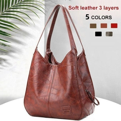 💖👜💖Nowa torba na ramię o dużej pojemności z miękkiej skóry 3766805