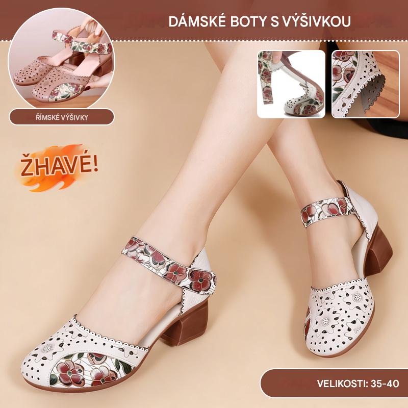 🔥 [Hotový prodej] 🔥 [Velikosti 35–40] 🤩 Nové dámské sandály s měkkou podrážkou — ležérní obuv s potiskem