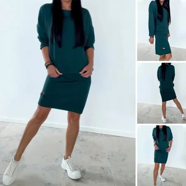 🎁Nové dámské bavlněné úzké šaty z roku 2025-4141724