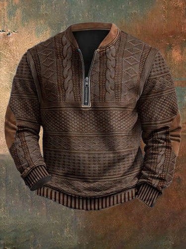 🔥⛄【S-5XL】2024 nowa męska bluza z zamkiem błyskawicznym na jesień i zimę-3798800