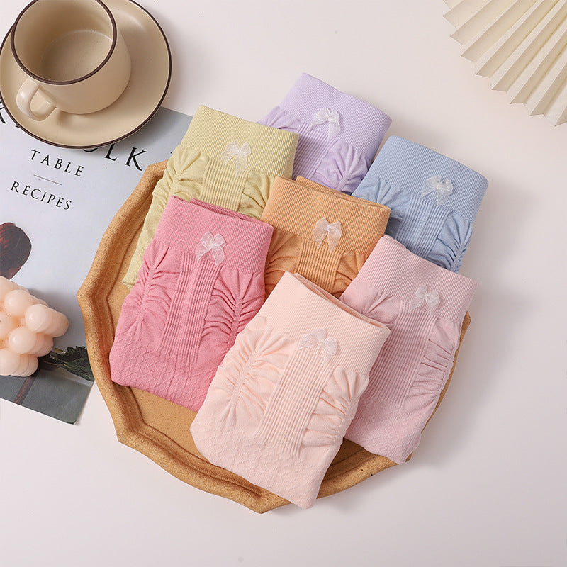 👩【7 sztuka】【Kup jeden, a drugi dostaniesz za darmo】】Antybakteryjne elastyczne majtki kontrolujące brzuch z wysoką talią w dużych rozmiarach（60-100kg）-4213427