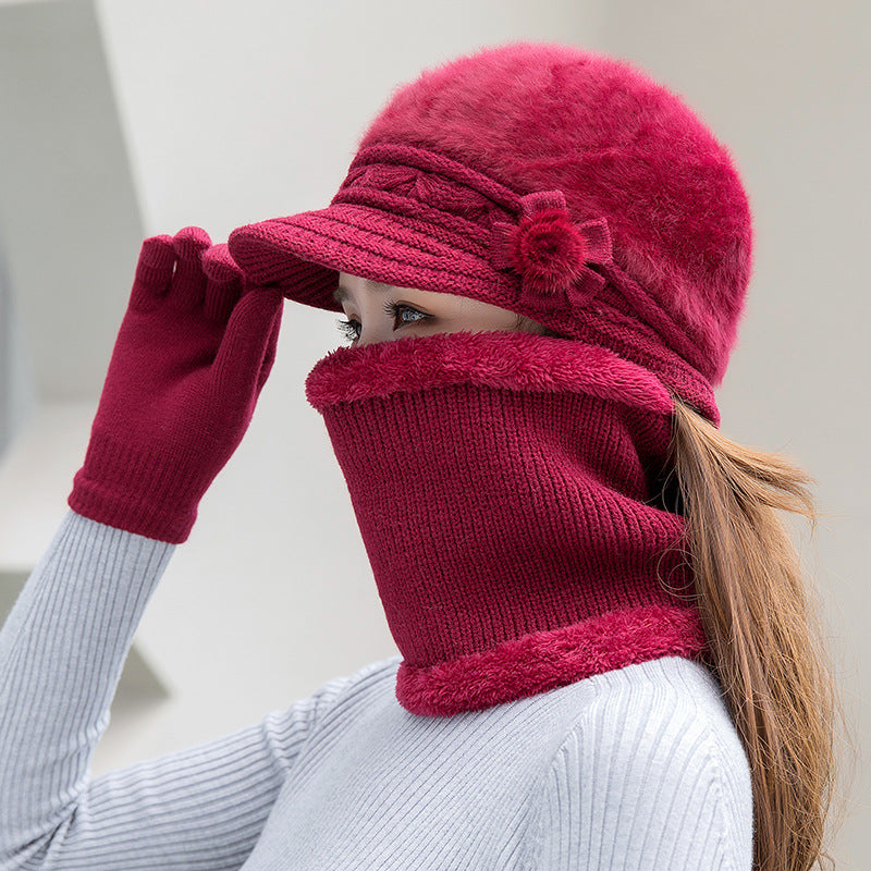 💥 49% OFF-【Czapki+Szalik+Rękawiczki】 Stylowa czapka pluszowa na jesień i zimę 3814155