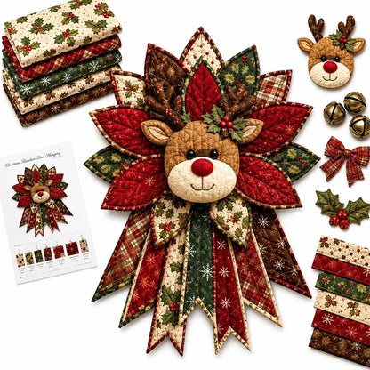 ⭐🎄🎁Sada na zavěšení dveří - ručně vyráběná patchworková dekorace
