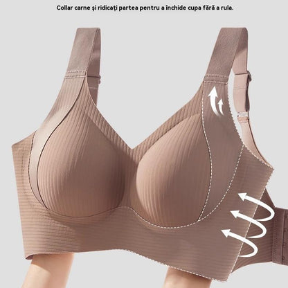 😍【4 sztuki】Biustonosz bezszwowy modelujący piersi❤️【40-95KG】-3981774