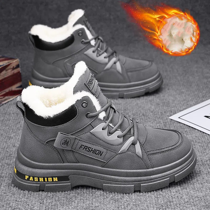 🔥🔥👞【39－44】2024 nowe męskie zimowe, pogrubione, aksamitne, ciepłe buty Martin 3848965