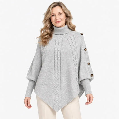 💕 😍 Novinka mezi bestsellery【S–3XL】Tento hřejivý pletený pléd snadno zakryje nedokonalosti postavy. ✨