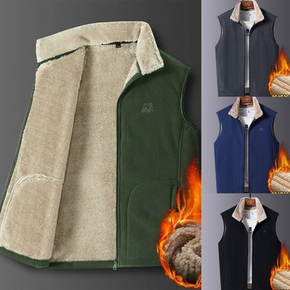 🔥【50% zniżki】🔥【M-5XL】🌨️🧥Klasyczna kamizelka termiczna męska na jesień i zimę 2024-3837655
