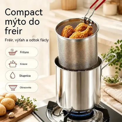 🍳🔥 POSLEDNÍ DEN! -50 % | Multifunkční fritéza 304 | Snadné, rychlé a bezproblémové vaření
