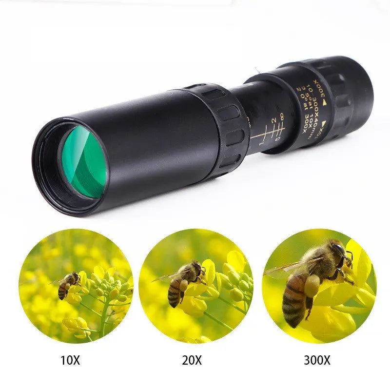 🔭 🔥【Sleva na akci】🔥Přenosné monokulární dalekohledy s vysokým rozlišením a 10–300násobným zoomem