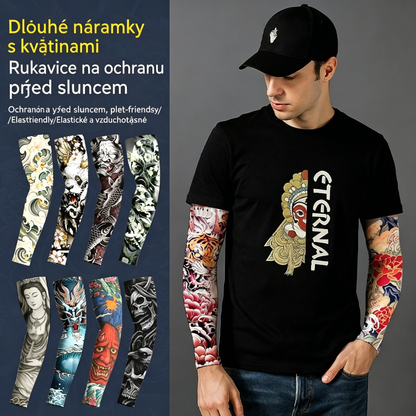 [1 sada 10 kusů]- Nejprodávanější tetovací rukávy tohoto léta. Realistické a bezešvé.