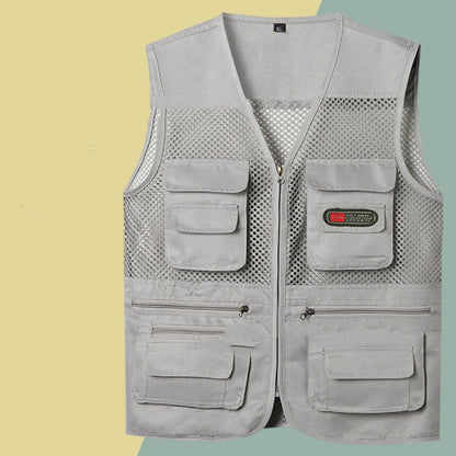 🔥 Hétköznapi, többzsebes funkcionális mellény 【XL-4XL】