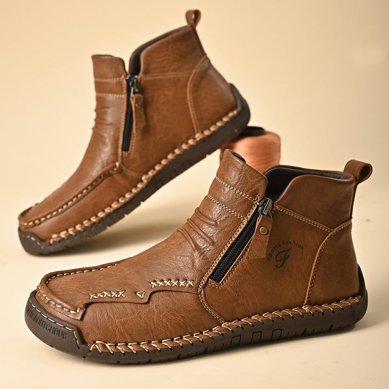 【38-48】Buty męskie ze skóry naturalnej, duże rozmiary-4113298