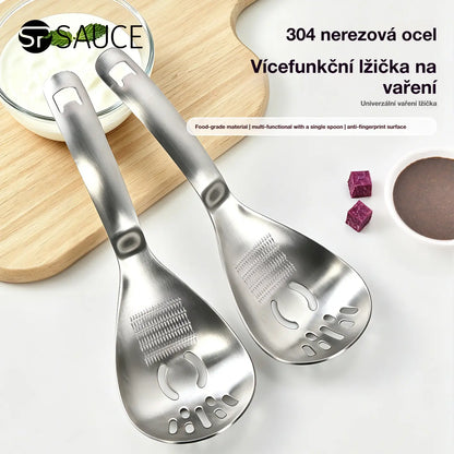 🔥50% sleva🔥🥄Multifunkční lžíce a sítko z nerezové oceli 304