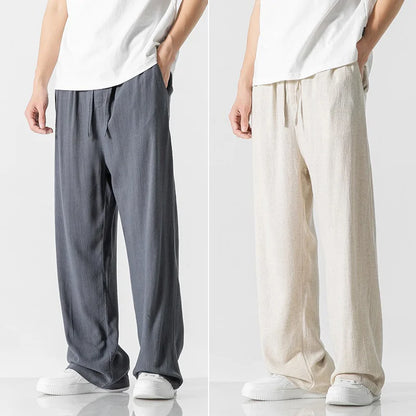 🔥👖【Kupte 1 a dostanete 1 zdarma】Pohodlné letní kalhoty z bavlny a lnu pro volný čas