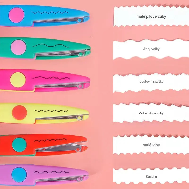 ✂️🥰【6-dílná sada】🌈Dětské bezpečnostní nůžky (na kutilské projekty)