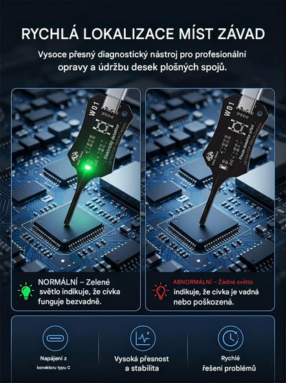 🧰🚗Tester indukčnosti OSS, přístroj pro testování oprav mobilních telefonů.