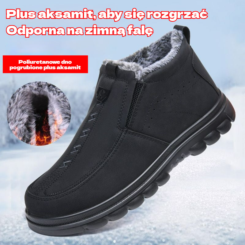 【39-47】Męskie, zimowe, ciepłe, codzienne buty, z okrągłymi noskami, ciepłe i wygodne. 4170845