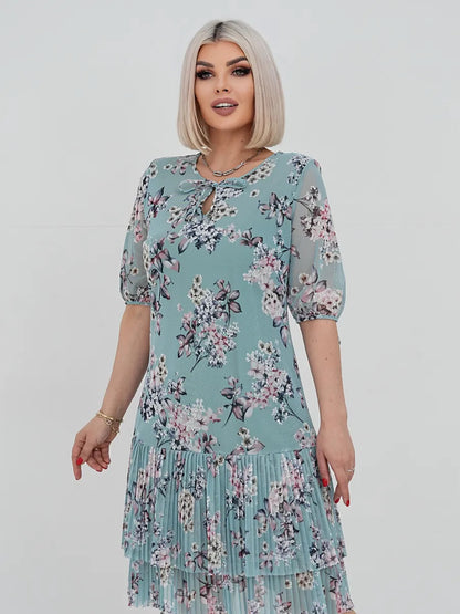 💃👗【S–5XL】Elegantní plisované krajkové šaty 2026 – Stylové, pohodlné, sleva 50 %, doprava zdarma