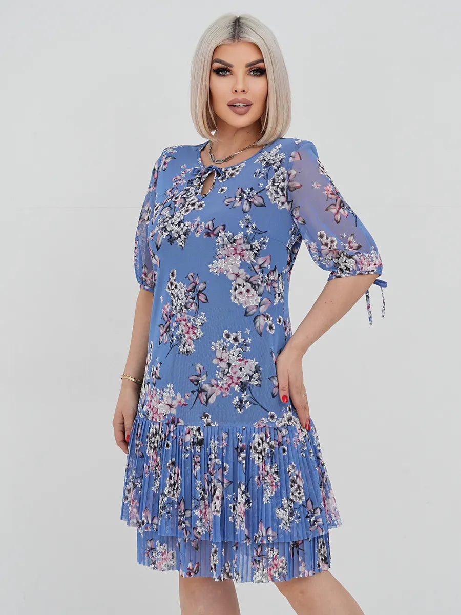 💃👗【S–5XL】Elegantní plisované krajkové šaty 2026 – Stylové, pohodlné, sleva 50 %, doprava zdarma
