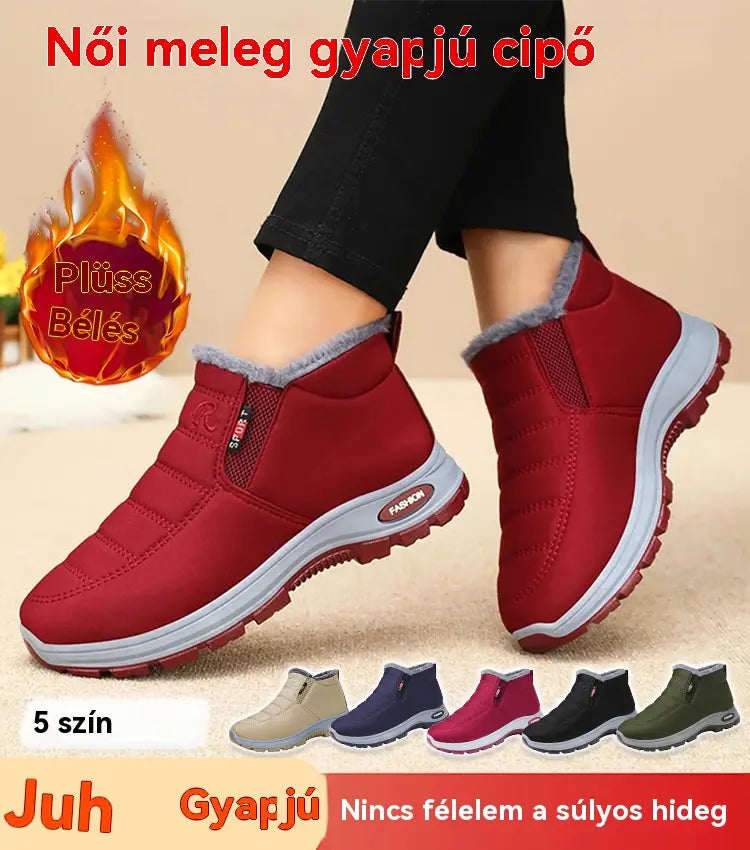 🔥【35-48】Unisex téli csizma plüss béléssel - meleg, kényelmes és csúszásmentes hideg időjárásra