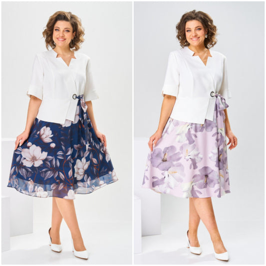 🌸【S-5XL】 2025 rochie nouă din bumbac și in de calitate superioară, set de rochii
