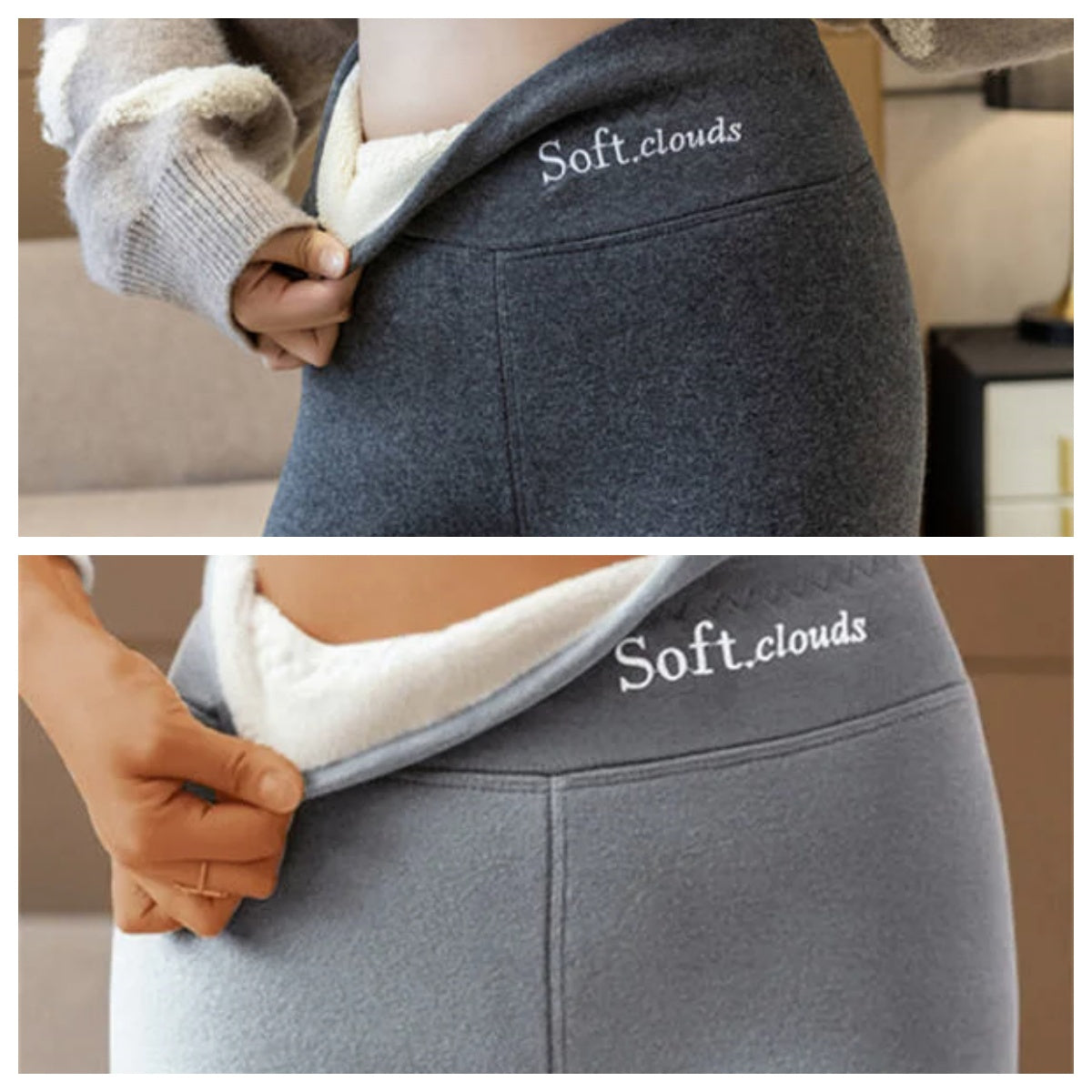 🔥🔥Kup jeden, drugi dostaniesz gratis🔥🔥[S-5XL] 2024 Kaszmirowe legginsy termiczne z wysokim stanem na jesień i zimę, można nosić na zewnątrz