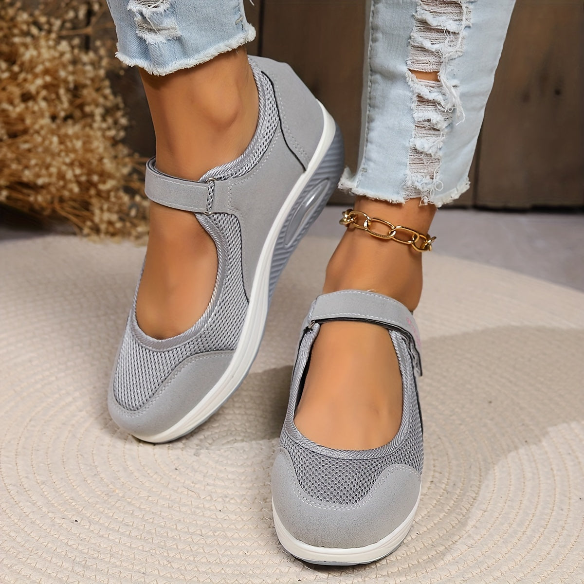 🔥【35-43】Wygodne buty z siateczki na poduszce powietrznej w nowym stylu-3895396